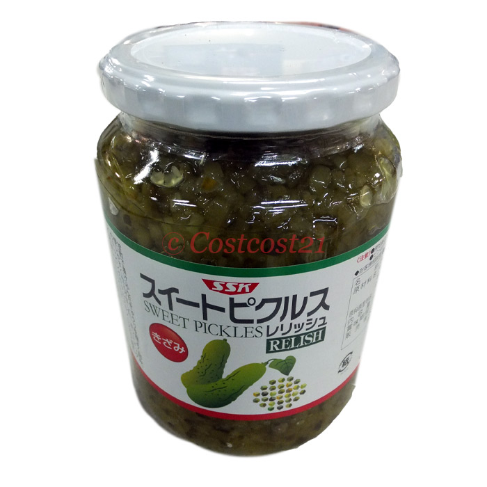 コストコ スイートピクルス レリッシュ 780g 【RELISH】（きざみピクルス）瓶入り