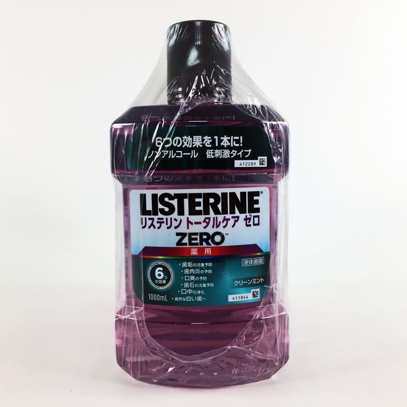 リステリン トータルケアゼロ ノンアルコール処方 1l 3本 お口のケア