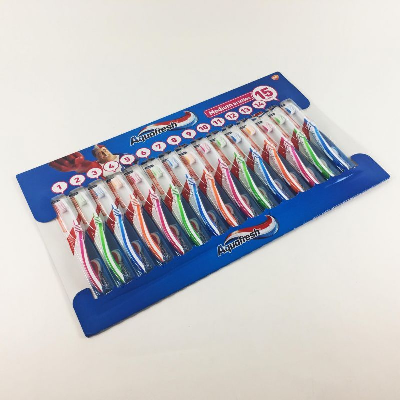 アクアフレッシュ 歯ブラシ 15本