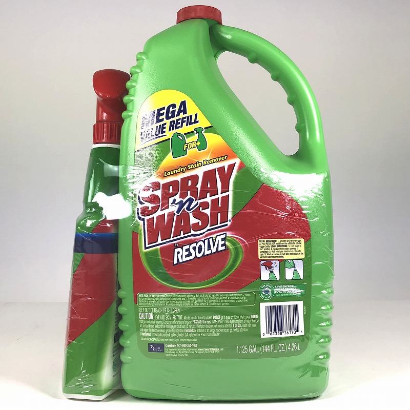 コストコ スプレインウォッシュ 詰替えボトル付き（シミ抜きスプレー650ml+4.2L）