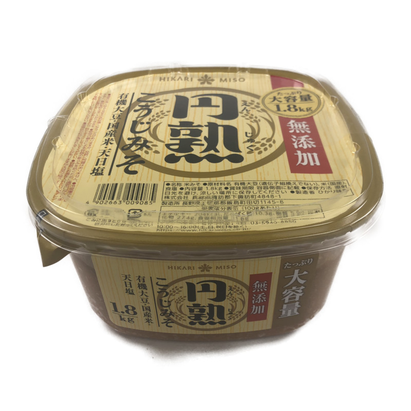 553477 : ひかり味噌 無添加 円熟こうじみそ 1.8kg