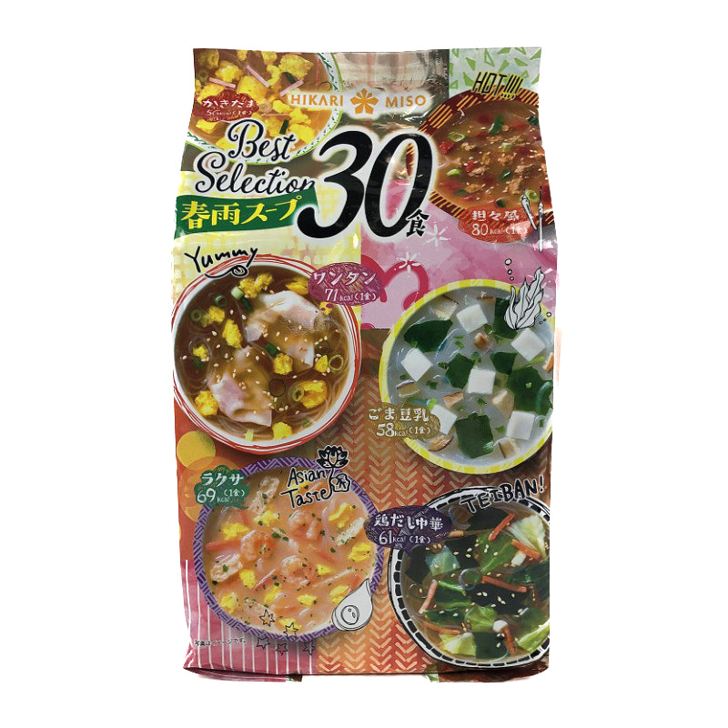 594円 お手軽価格で贈りやすい 送料無料 春雨スープ アソート 6種類 30