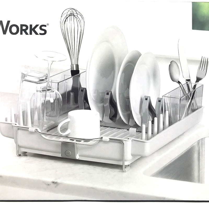 送料無料 オクソー 折りたたみディッシュラック Oxo Folderway Dishrack