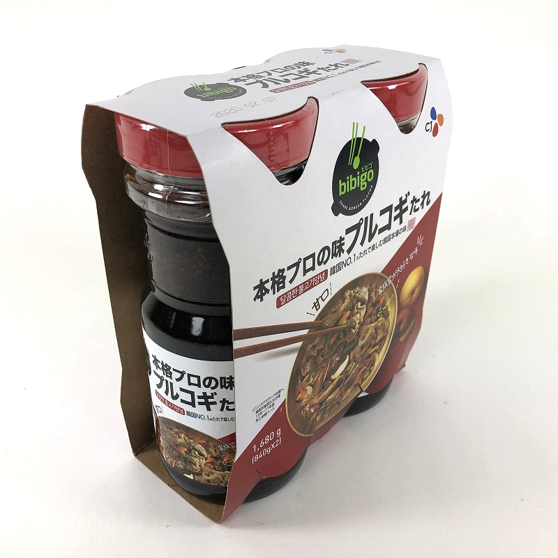 CJ bibigo 梨プルコギヤンニム 韓国焼肉のタレ 840g×2本
