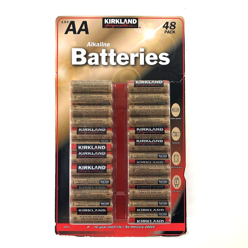 カークランド アルカリ 単三乾電池 48本 Kirkland Batteries Piles 48pack カークランド アルカリ 単三乾電池 48本 Kirkland Batteries Piles 48pack