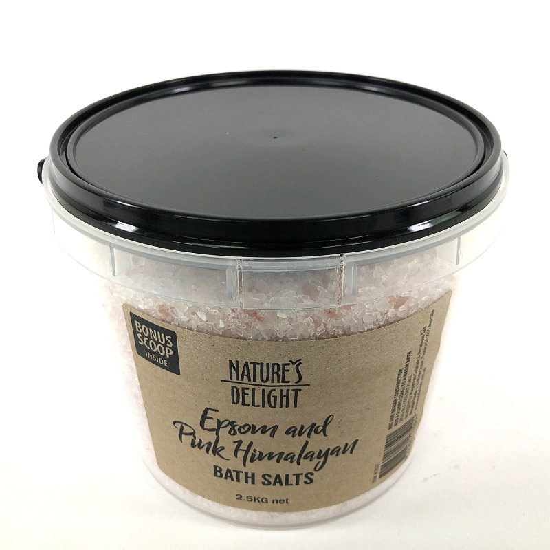 NATURE'S DELIGHT エプソム＆ヒマラヤ バスソルト 2.5kg Epsom&Himalya Bath Salt
