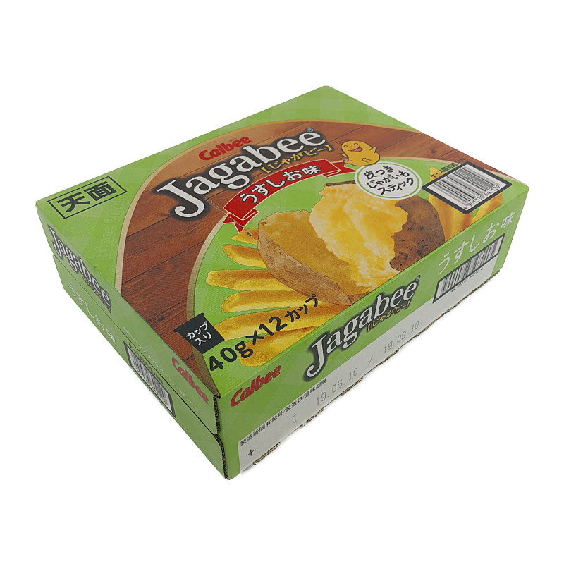 カルビー ジャガビー うすしお味 40g 12個 Calbee Jagabee 12pack