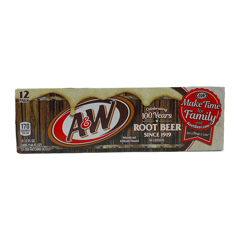 A W ルートビア 355ml 12缶 Root Beer A W ルートビア 355ml 12缶 Root Beer