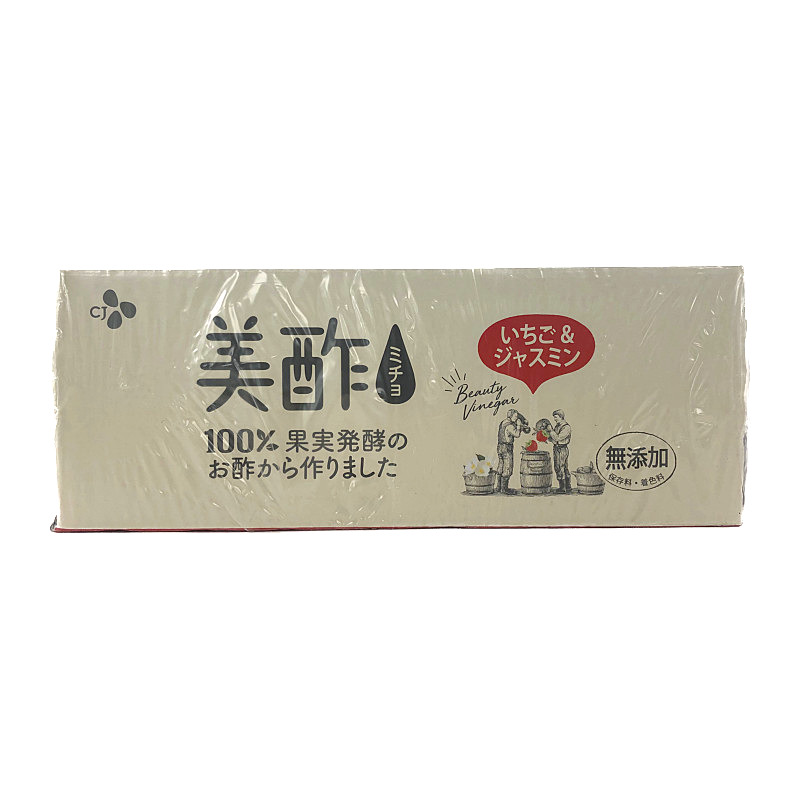 CJ 美酢 ミチョ ストレートタイプ 200ml×24本 イチゴ＆ジャスミン Drinking Vinegar