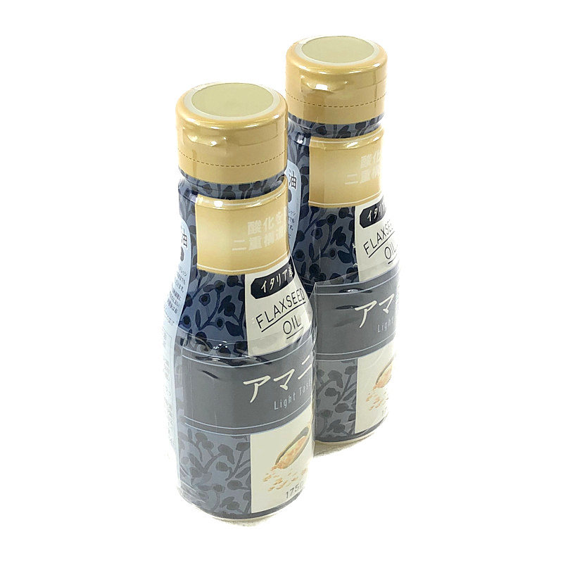 フラットクラフト アマニ油 175g×2本 イタリア産 Flaxseed Oil