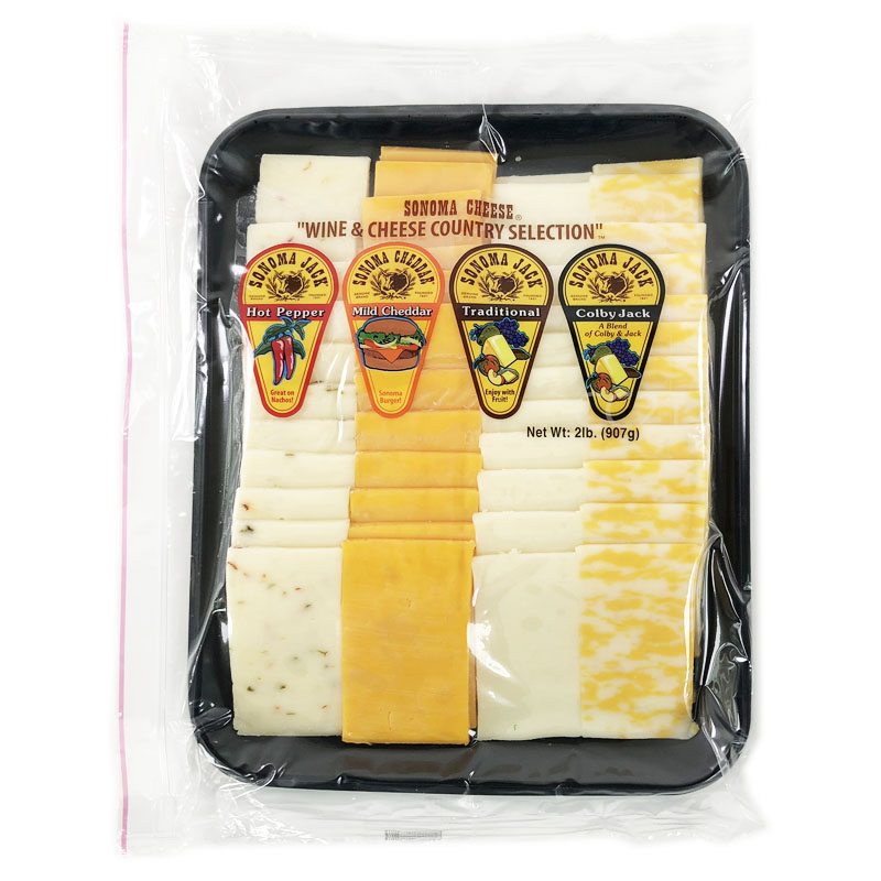 ソノマチーズファクトリー スライスチーズ パーティートレー 907g Sliced Cheese Vrty