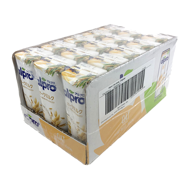 たっぷり食物繊維 アルプロ オーツミルク ほんのり甘い 250ml 15本 Alpro Oat Milk Original