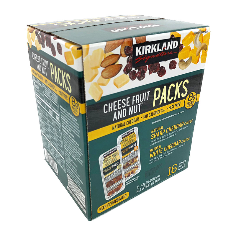カークランド チーズ フルーツ ナッツ スナックパック 43g 16パック Ks Cheese Fruits And Nuts カークランド チーズ フルーツ ナッツ スナックパック 43g 16パック Ks Cheese Fruits And Nuts