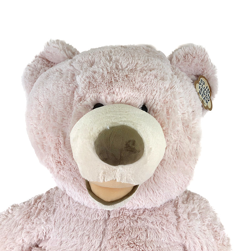 送料無料 超大型 癒しのテディベア 新色 ピンク Hugfun クマのぬいぐるみ 53インチ135cm