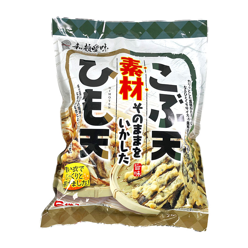 一榮食品 こぶ天 ひも天 45g 6袋 Fried Konbu Scallop