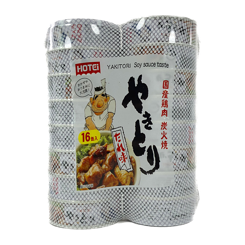 ホテイフーズ やきとり たれ味 75g×16P Canned Yakitori