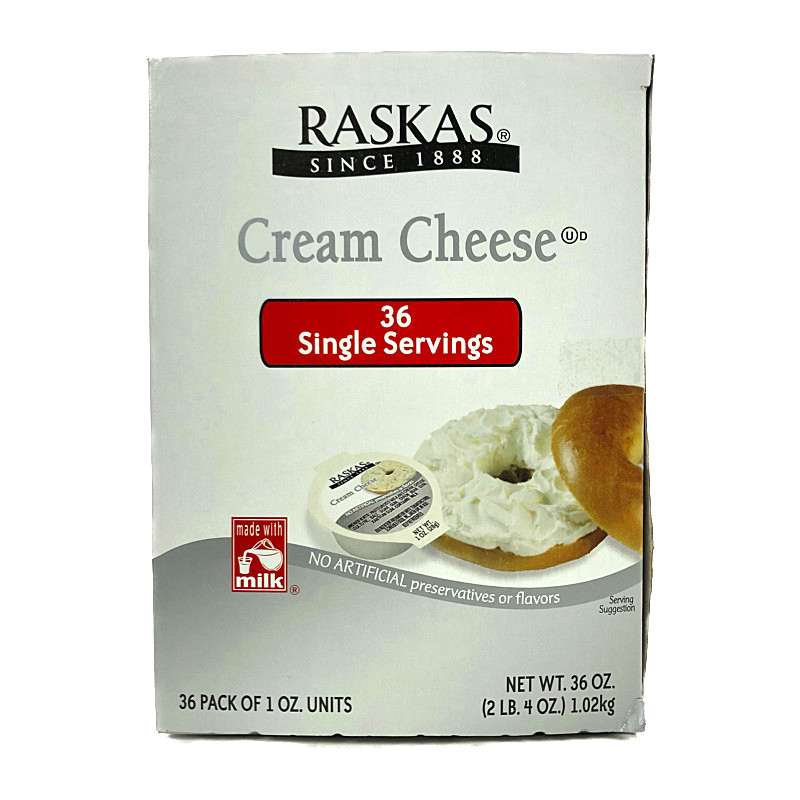ラスカス クリームチーズ 28g×36個入り RASKAS Cream Cheese Portion