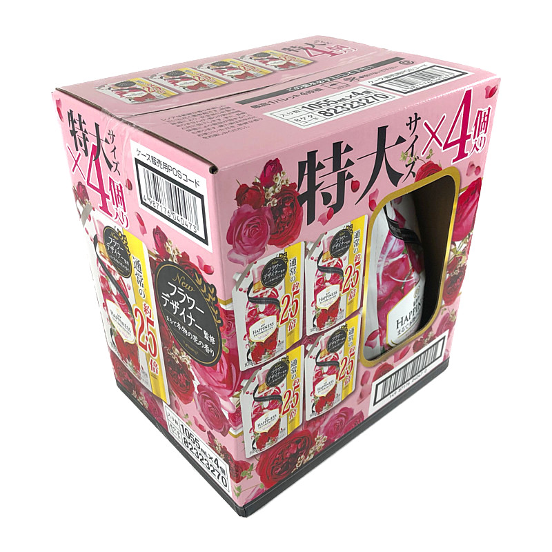 レノア ハピネス 衣料用柔軟剤 フローラルの香り 詰替 1055ml 4p Lenor Happiness Fabric Softner レノア ハピネス 衣料用柔軟剤 フローラルの香り 詰替 1055ml 4p Lenor Happiness Fabric Softner