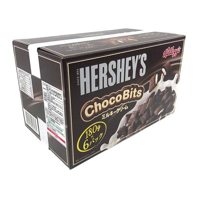 ケロッグ×ハーシー チョコビッツ ミルキークリーム 180g×6 Kellogg's HERSHEY'S Choco Bits