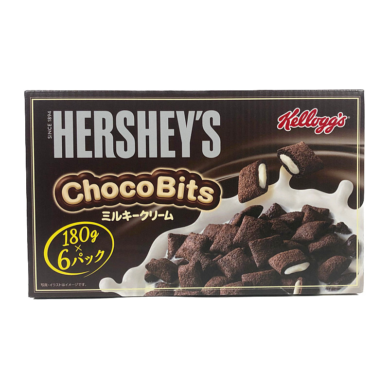 ケロッグ×ハーシー チョコビッツ ミルキークリーム 180g×6 Kellogg's HERSHEY'S Choco Bits