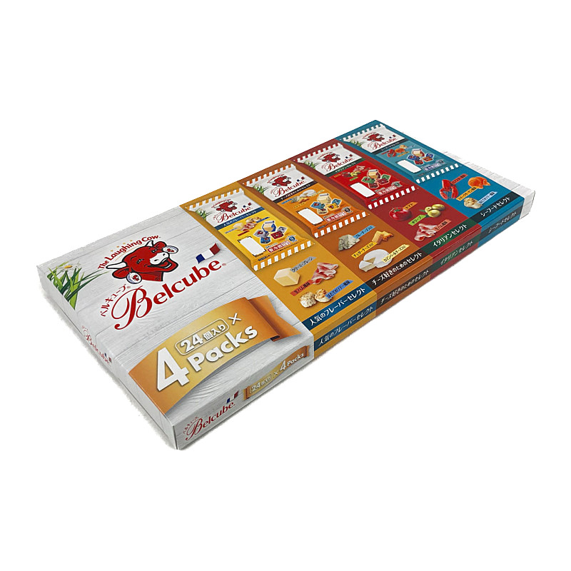 ベルキューブ アソート 125g 4種 24個入 4パック Belcube Assorted