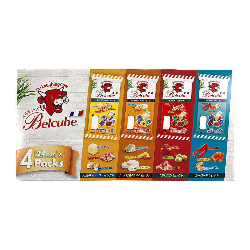 ベルキューブ アソート 125g 4種 24個入 4パック Belcube Assorted