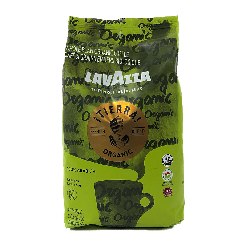 ラヴァッツァ ティエラ オーガニック ホールビーン 有機コーヒー豆 1kg Lavazza Organic Tierra Whole Bean