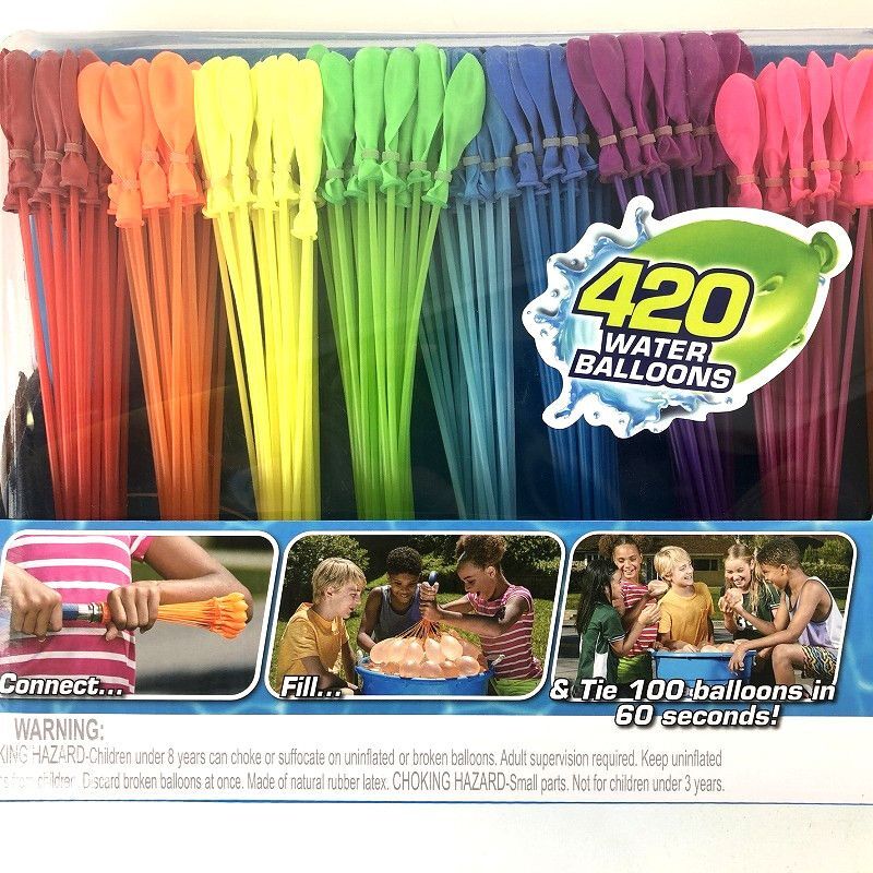Zuru バンチ オ バルーン 水風船 4個 12束 60秒で100個の水風船が作れます Zuru Bunch O Balloons
