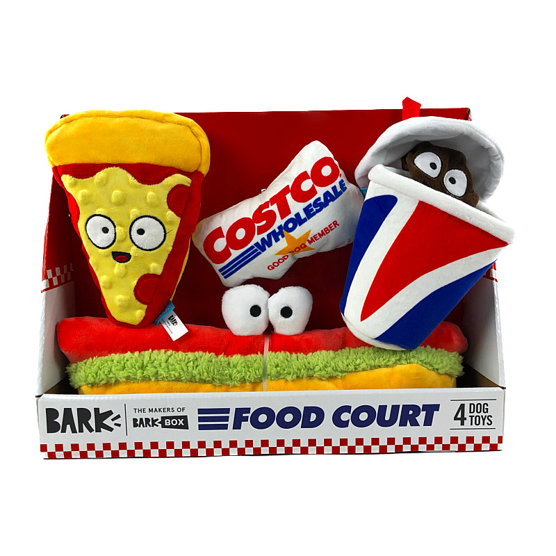 Bark コストコ フードコート ペット用おもちゃ 4個セット Bark Costco Food Court Bark コストコ フードコート ペット用おもちゃ 4個セット Bark Costco Food Court