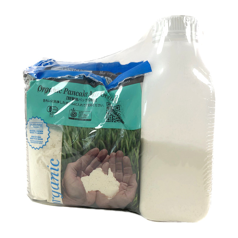 キアラピュアフーズ オーガニック パンケーキミックス ボトル 325g ミックス 325g 2 Organic Pancake Mix
