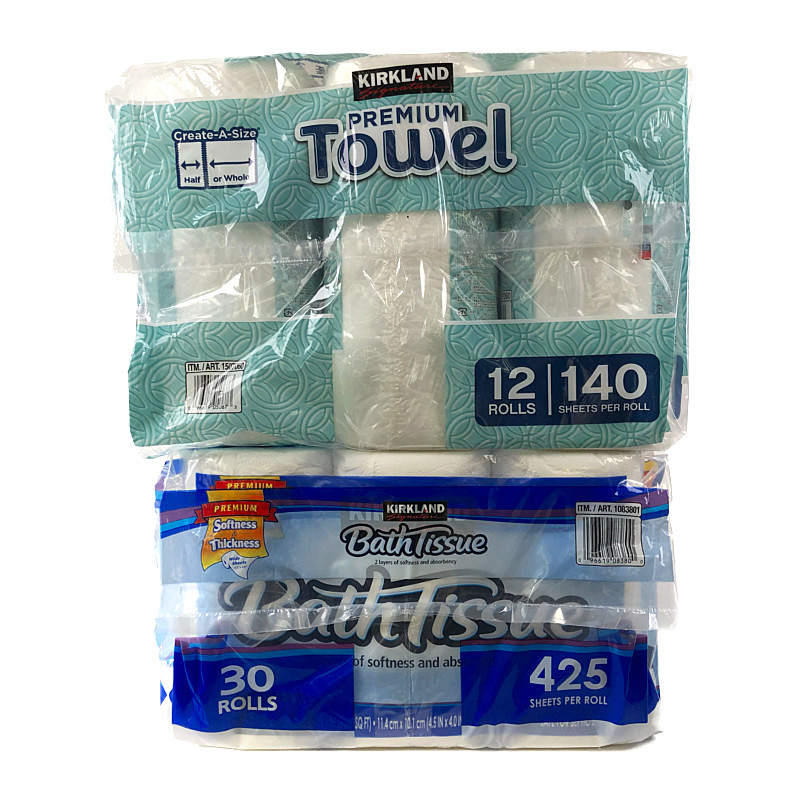 セットでお得!【送料込み】カークランド トイレットペーパー30ロール+ペーパータオル キッチンペーパー 12ロール セットでお得!【送料込み】カークランド トイレットペーパー30ロール+ペーパータオル キッチンペーパー 12ロール