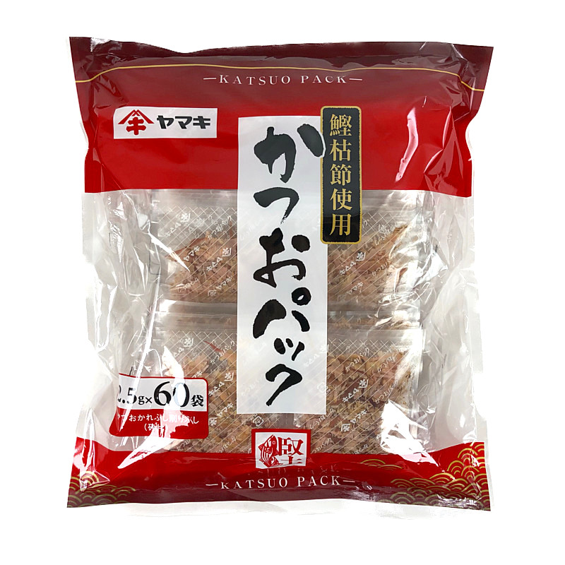 ヤマキ かつおパック 鰹枯節使用 2 5g 60袋 Yamaki Dry Bonito