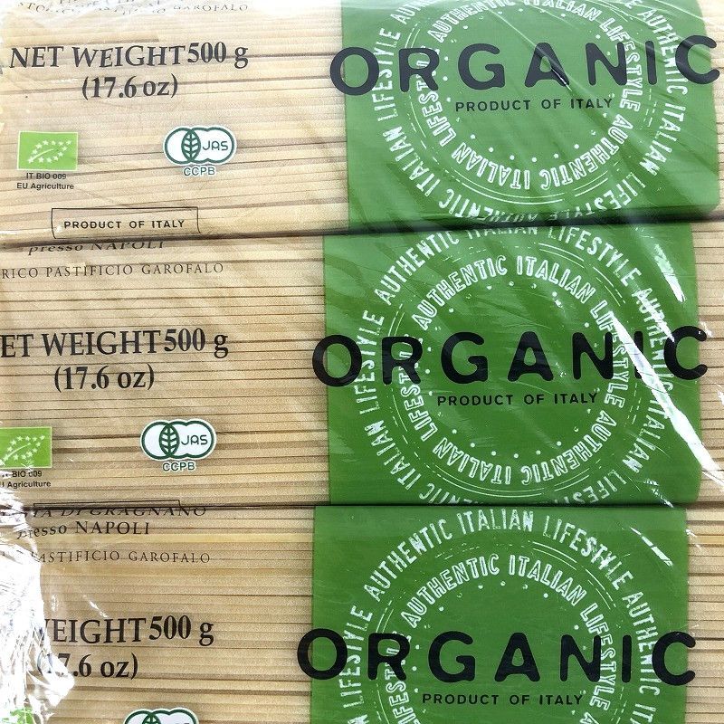 ガロファロ オーガニック スパゲッティー 500g×8P (1.9mm) garofalo Organic Spaghetti