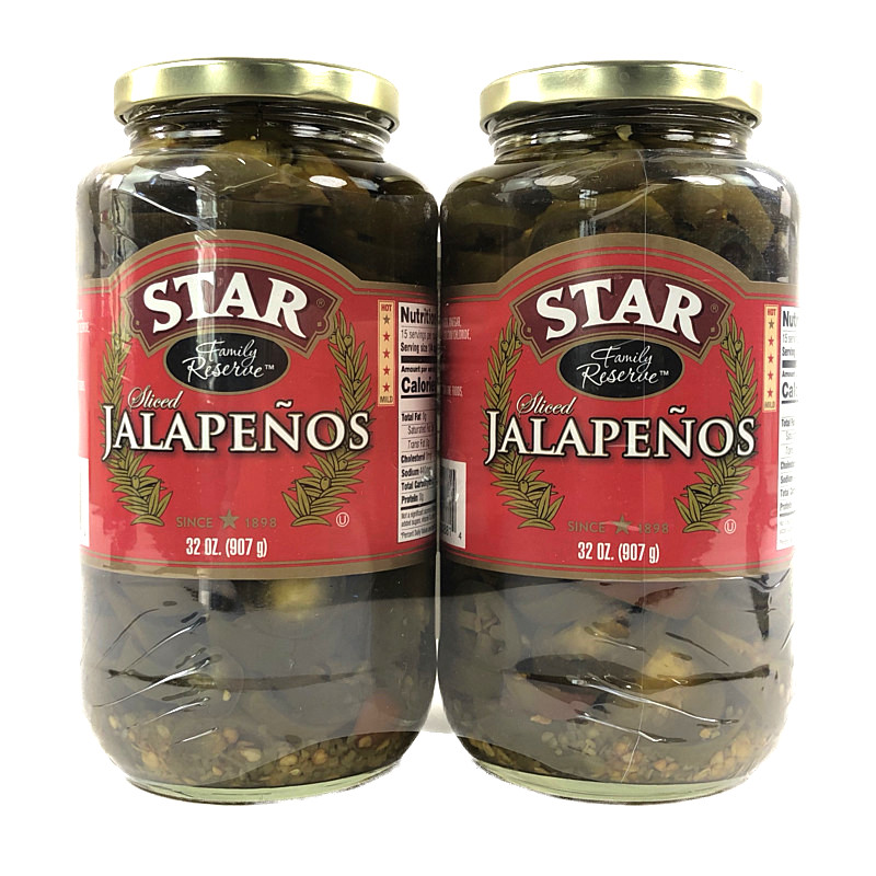 スターハラペーニョ (青唐辛子酢漬スライス) 907g×2 Sliced Jalapeno
