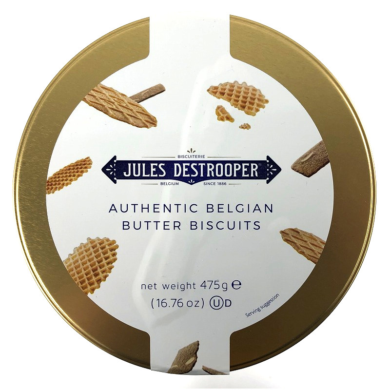 ベルギーバタービスケット 475g JULES DESTROOPER Belgian Butter Biscuits