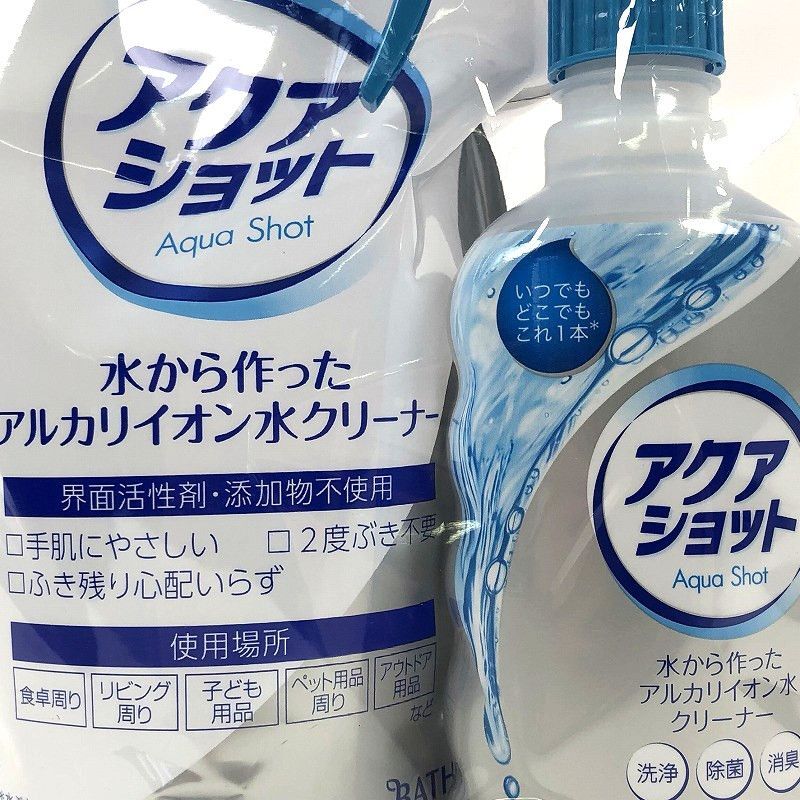 アクアショット ペアパック ボトル 300ml+詰替え 900ml Aqua Shot Pair Pack 1200ml