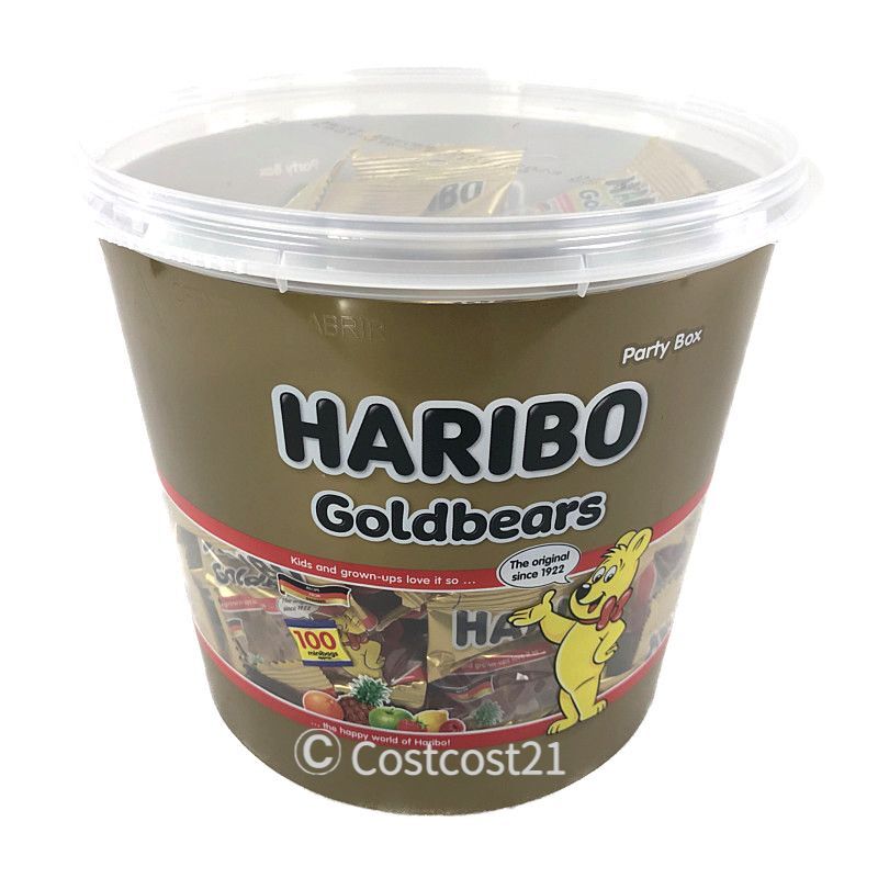 ハリボー ミニゴールドベアー ドラム 980g Haribo Mini Gold Bear