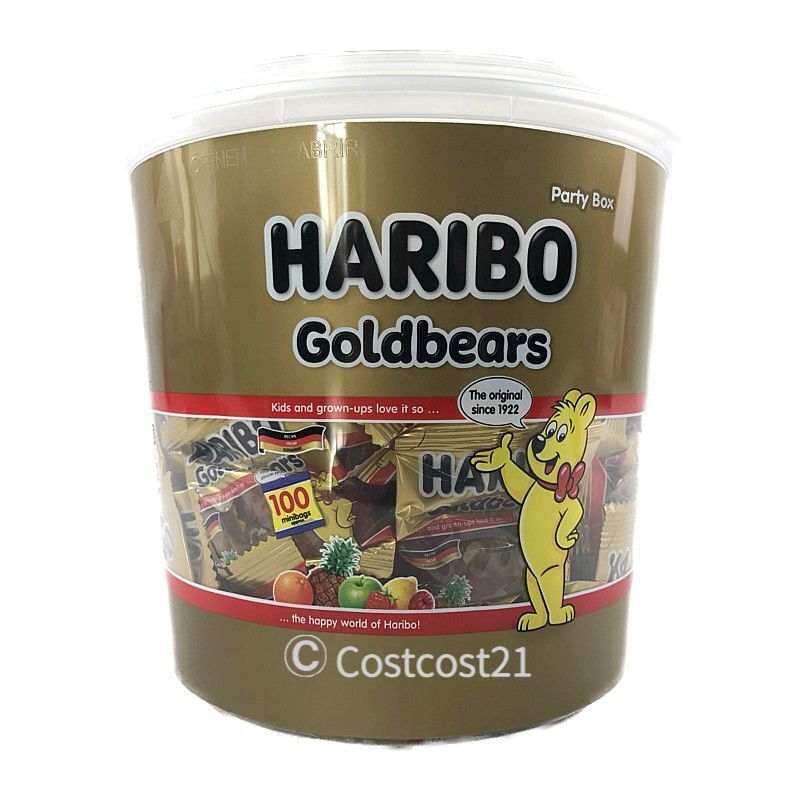 ハリボー ミニゴールドベアー ドラム 980g HARIBO Mini Gold Bear