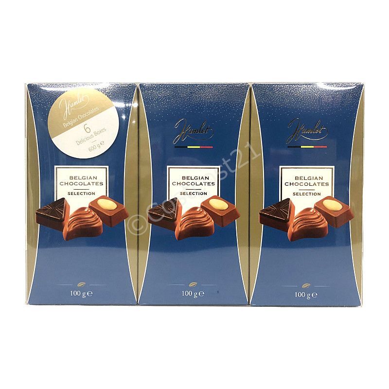 ハムレット ベルギーチョコレート セレクション 100g 6箱 Hamlet Belgian Chocolate