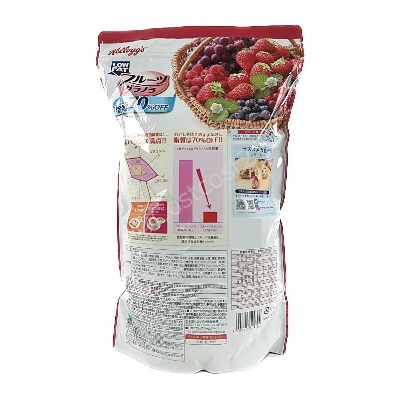ケロッグ フルーツグラノラ ローファット 1kg Kellogg's Fruit Granola ケロッグ フルーツグラノラ ローファット 1kg Kellogg's Fruit Granola