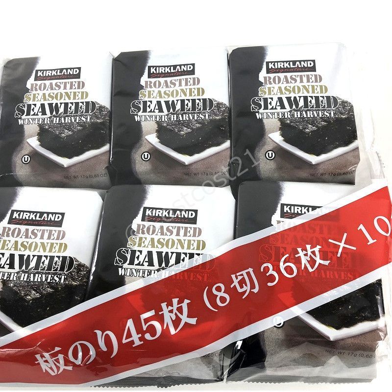 カークランド 韓国味付海苔 (8切36枚)×10袋 KS Korean Seaweed