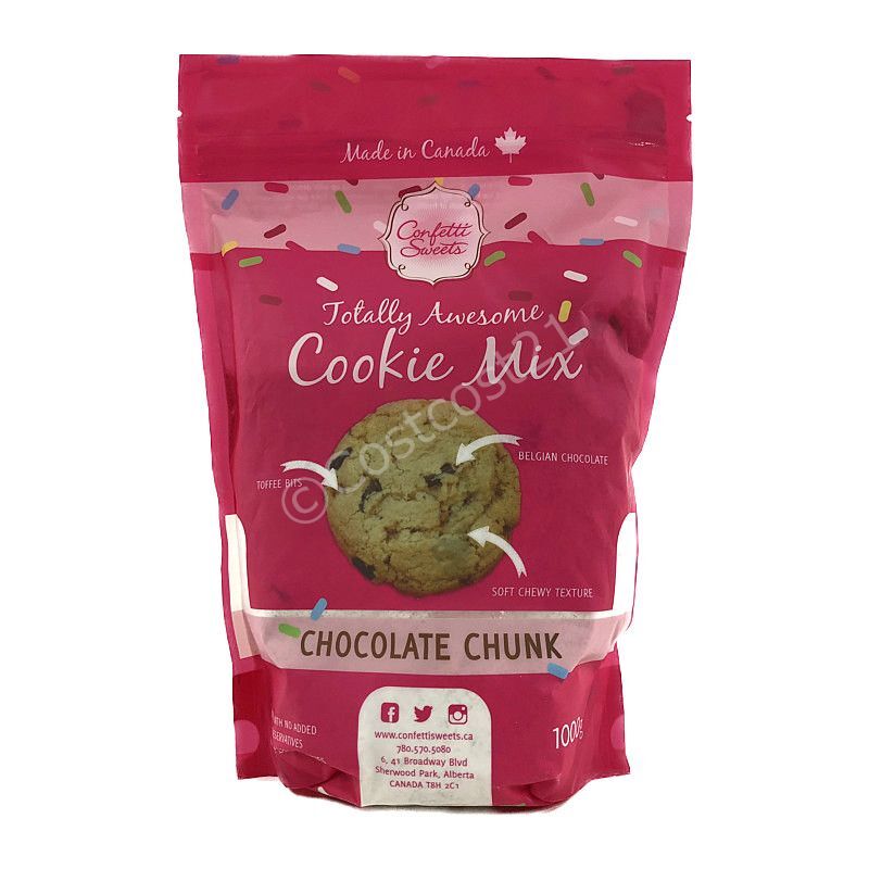 チョコレートチャンク クッキーミックス 1kg Confetti Sweets Chocolate Chunk Cookie Mix