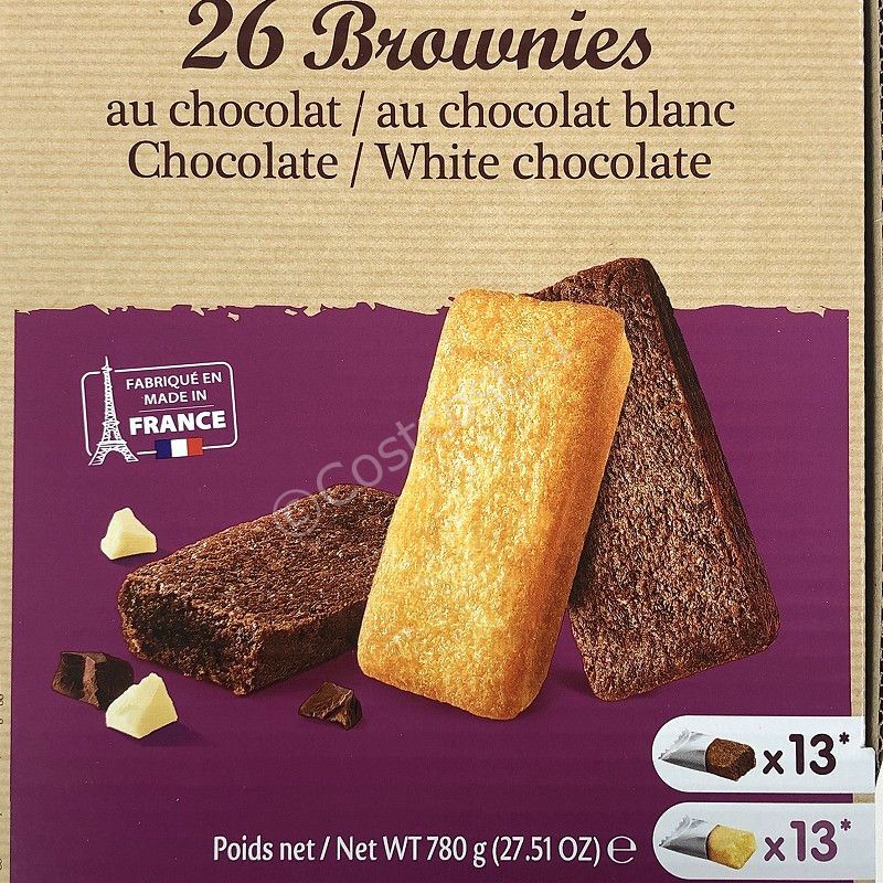 サンミッシェル ブラウニー アソート 26個入り チョコ／ホワイトチョコ StMichel Chocolate Brownies Assort 780g