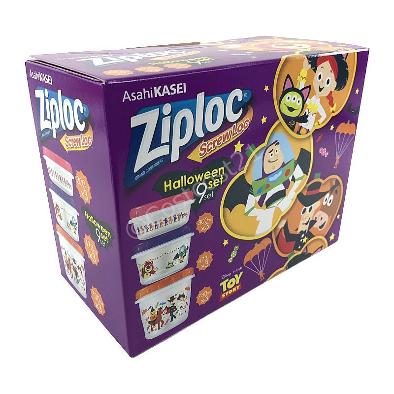 ジップロック コンテナー スクリューロック ハロウィンアソート 9個入り Ziploc Halloween Assort ジップロック コンテナー スクリューロック ハロウィンアソート 9個入り Ziploc Halloween Assort