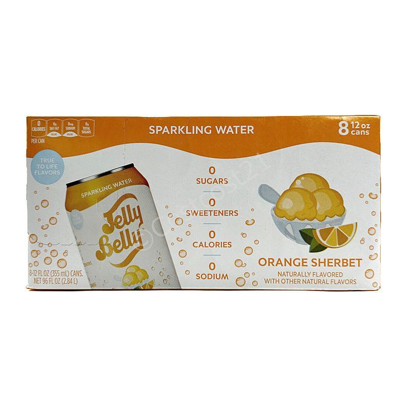 ジェリーベリー オレンジソルベ スパークリング 355ml×8缶 Jelly Belly Orange Sherbet Sparkling