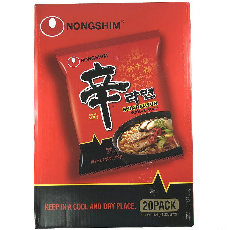 20袋　Shin　Noodles　Pack　辛ラーメン　農心　Rahmen