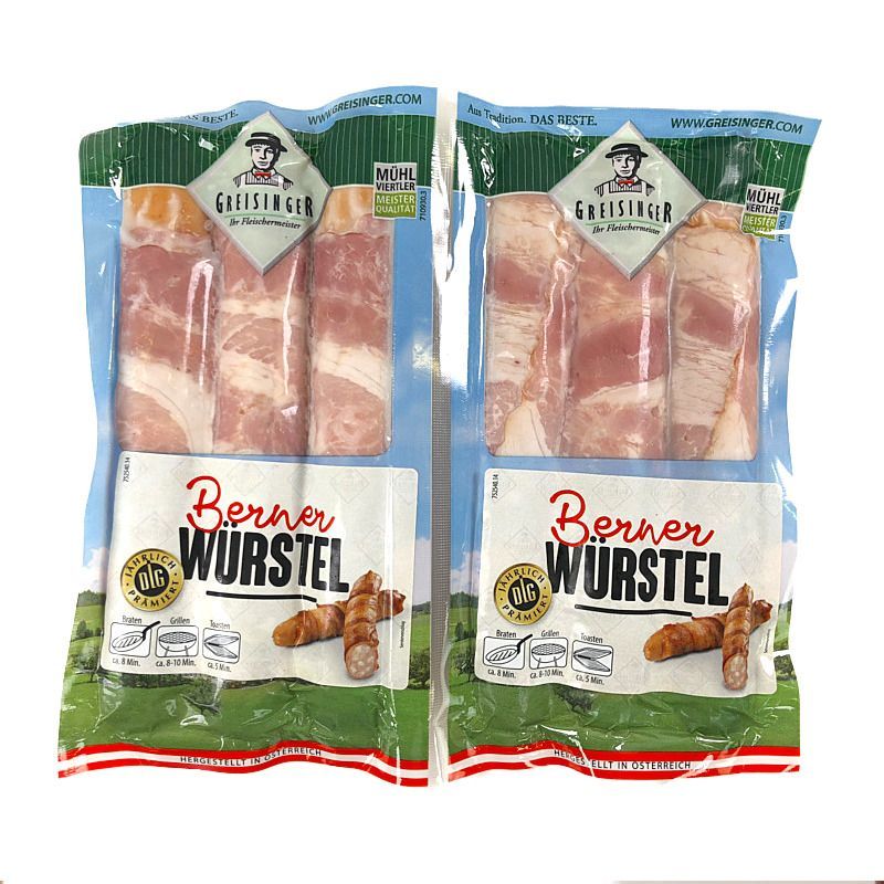GREISINGER チーズ入りベーコン巻きフランク　300g×2袋（6本）　冷蔵　ソーセージ　BBQ　