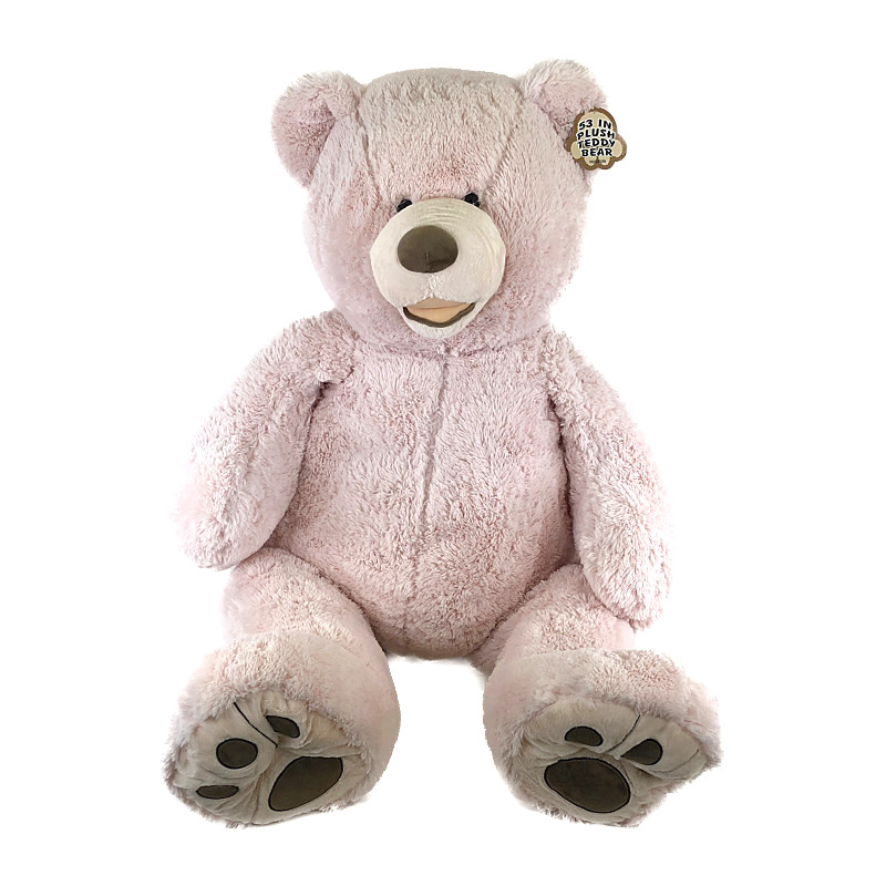【送料無料】超大型♪癒しのテディベア(新色・ピンク) HUGFUN クマのぬいぐるみ 53インチ135cm