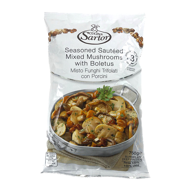 マッシュルームソテー　Sauteed　(味付き)　Mixed　750g　Mushrooms　CUCINA　Sartor