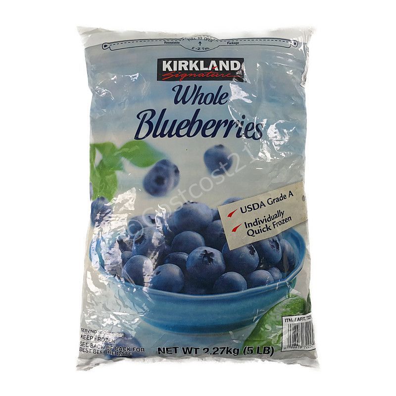 2.27kg　冷凍ブルーベリー　Blueberries　5LB　カークランド　Whole